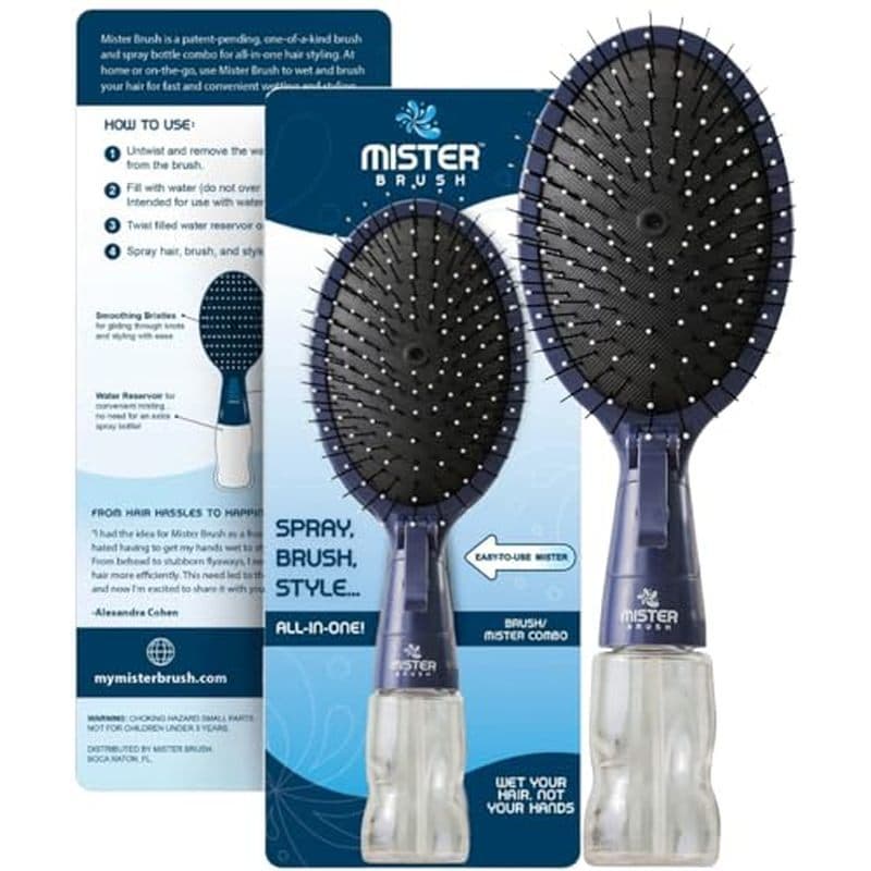 – Cabelo & amp ; Reservatório , Cerdas Mister Mist Sem Emaranhado , Escova De Inovadora E Seca Fácil De Usar Ferramenta