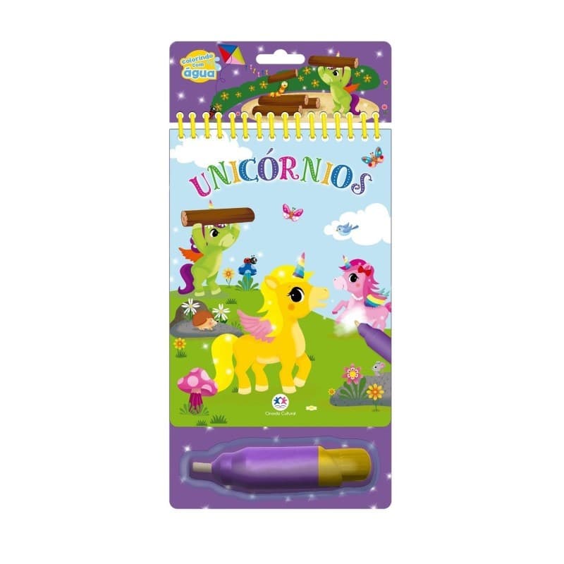 Livro de Colorir com Agua Magico Aqua Book Animais da Biblia Infantil Reutilizavel Ciranda Cultural
