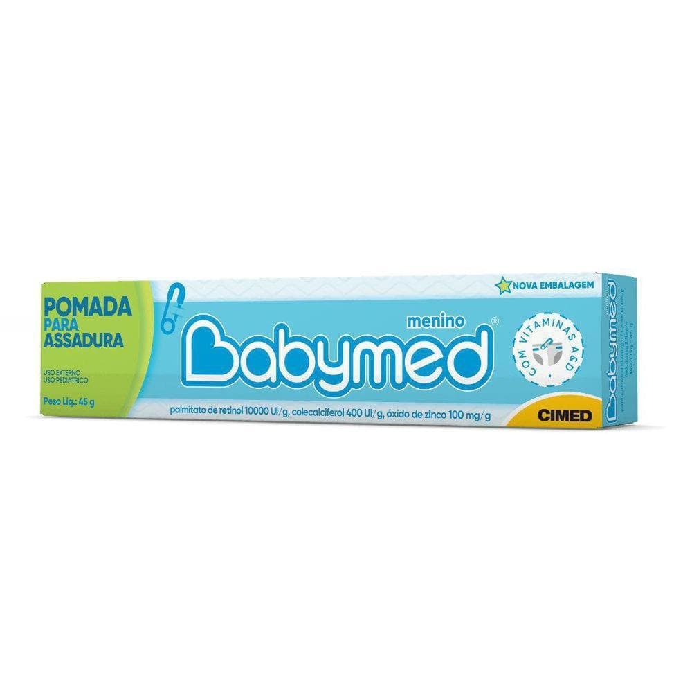 Assaduras Babymed Azul Pomada Para Assaduras 45G