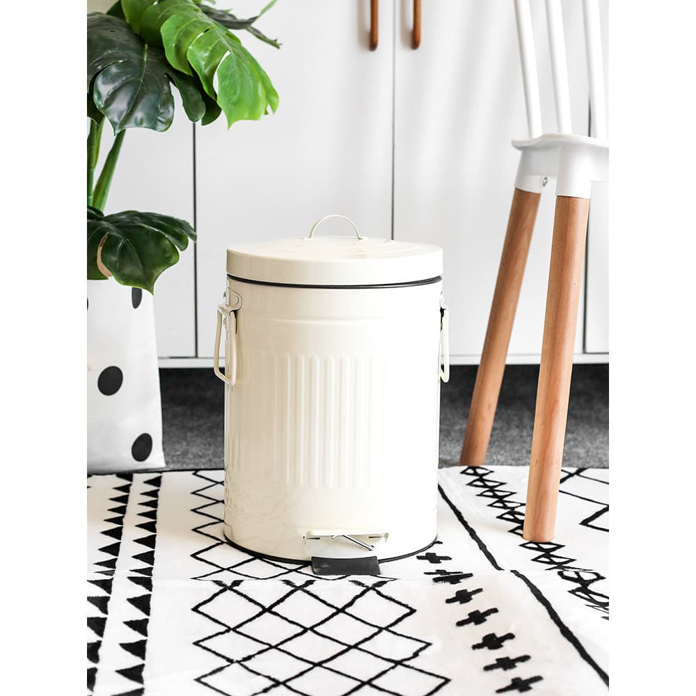 8 litros com tampa cilindro de gota lenta moda europeia criativa casa sala estar quarto cozinha banheiro pé lata de lixo