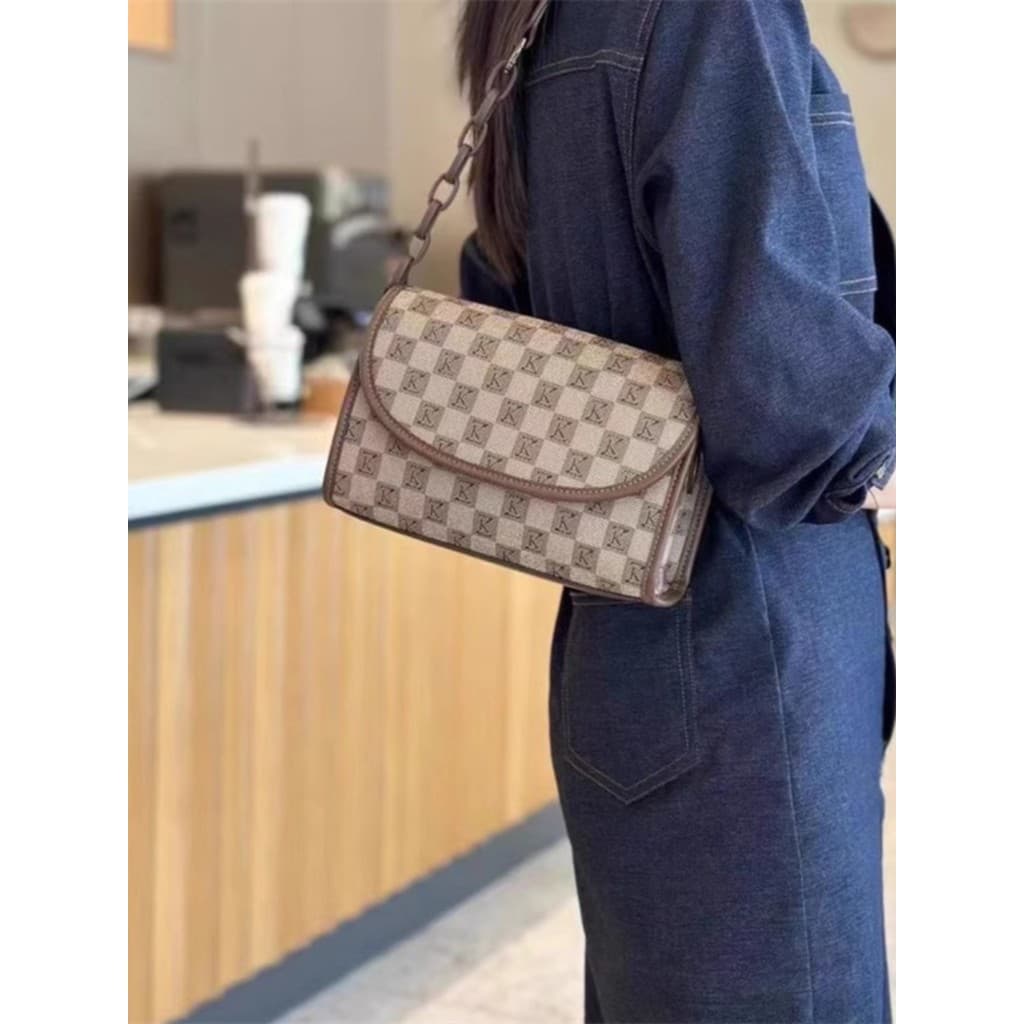 Design Original Ivisman bolsa feminina genuína 2025 novo estilo de um ombro saco do mensageiro macio Retro luz luxo pequ