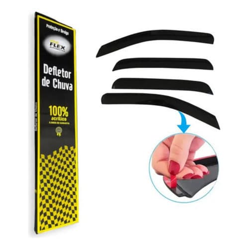 Calha De Chuva Defletor Suzuki S-cross 4 Portas Ecoflex