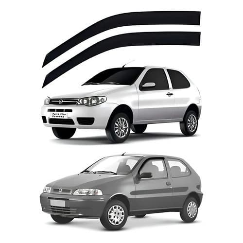 Calha De Chuva Palio Fire 1996 A 2015 2 Portas Acrilica Fumê