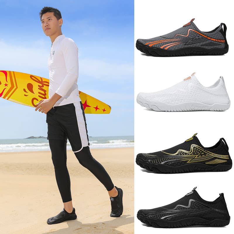Sapatos de surf masculino respirável mergulho motocicleta barco polpa placa especial anti-deslizamento sapatos à beira-m