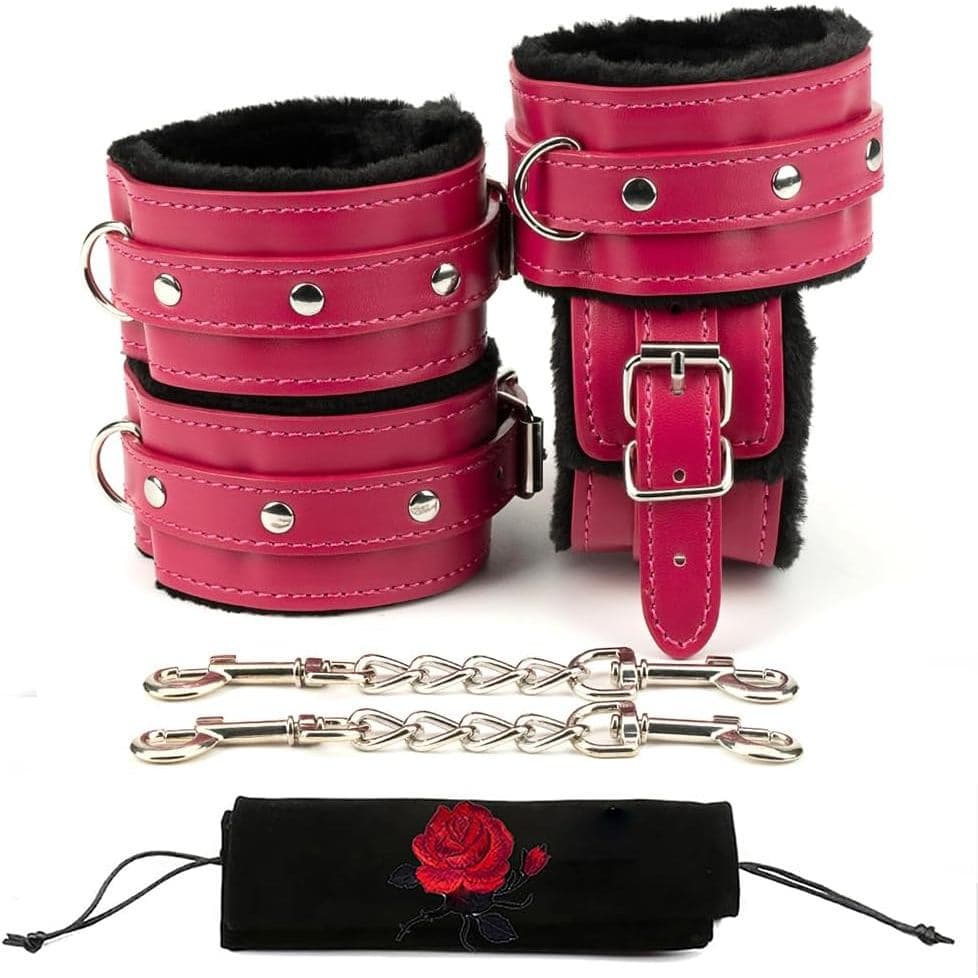 Cintas de Tornozelo, Munhequeiras de Neoprene Acolchoadas para Fitness com Clipe de Engate Duplo Giratório, Cintas de To