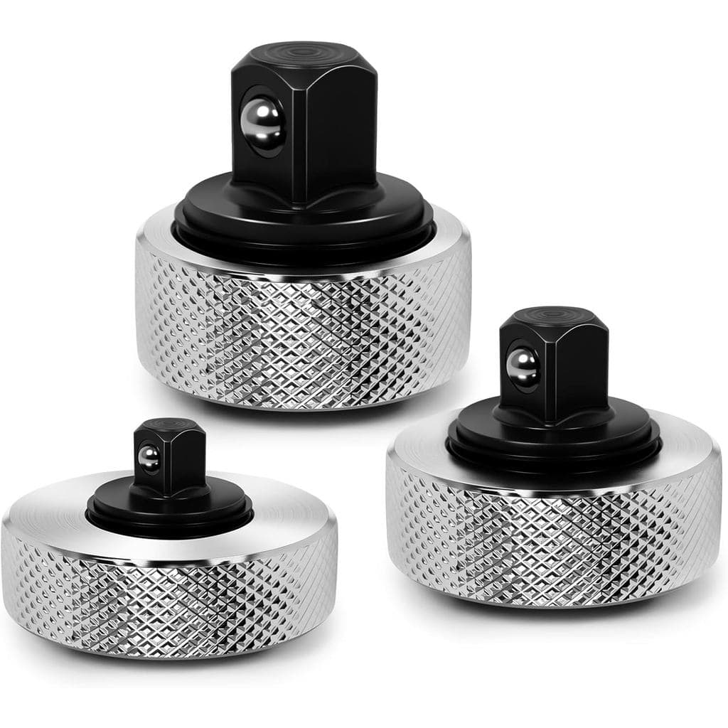 Conjunto de 3 Peças de Chaves Catraca de Palma 1/4" 3/8" 1/2" com Mini Catraca de Dedo e Catracas Reversíveis com Volant