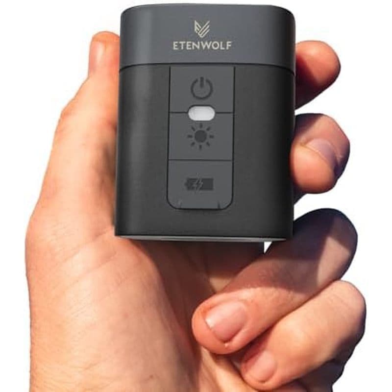 ETENWOLF mAh 2600 3 baterias de ar e luzes de acampamento, Mini bomba de ar elétrica ultrarrápida, deflação de ar adequa