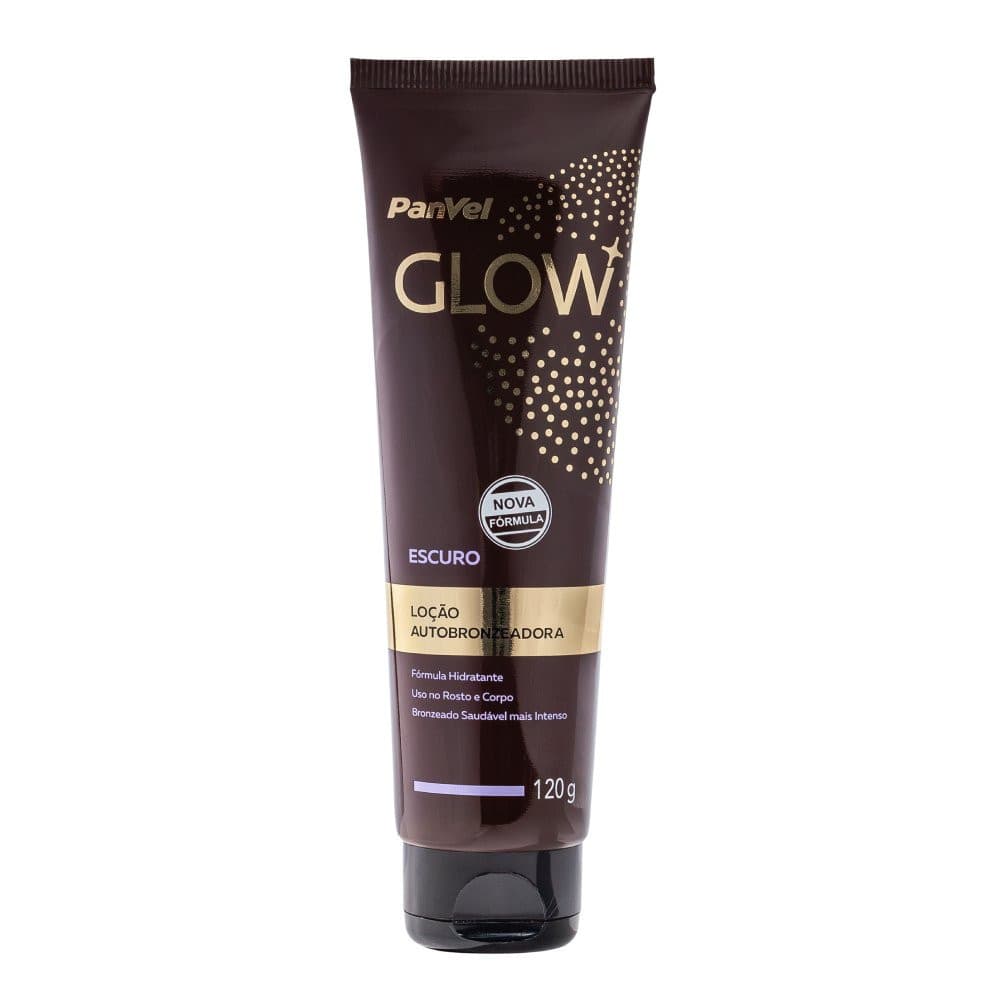 Loção Autobronzeadora Panvel Glow Escuro 120g