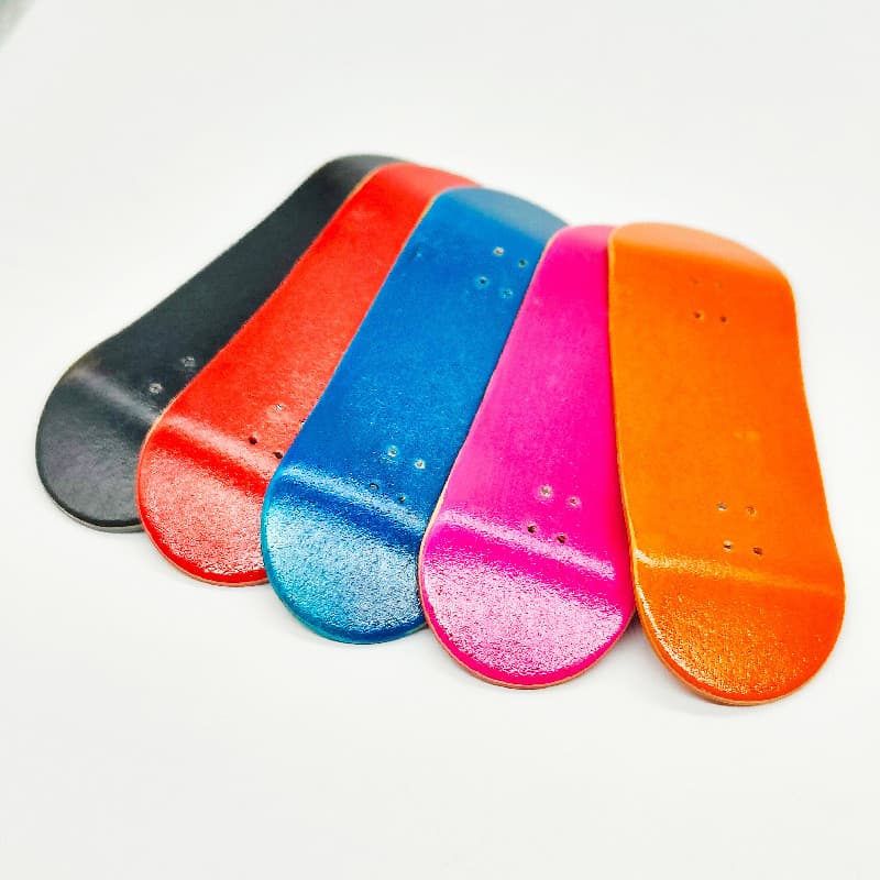Deck De Skate De Dedo De Madeira Colorido Profissional De 34MM-Superfície Larga Da Plataforma