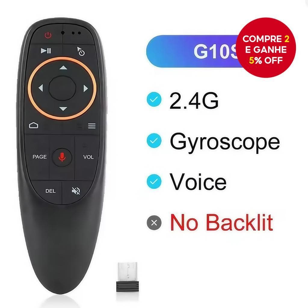 Air Mouse Controle Remoto Sem Fio G10 Pro G10S Voz Giroscópio Detecção Para X96 H96 MAX A95X F3 Caixa De TV Inteligente