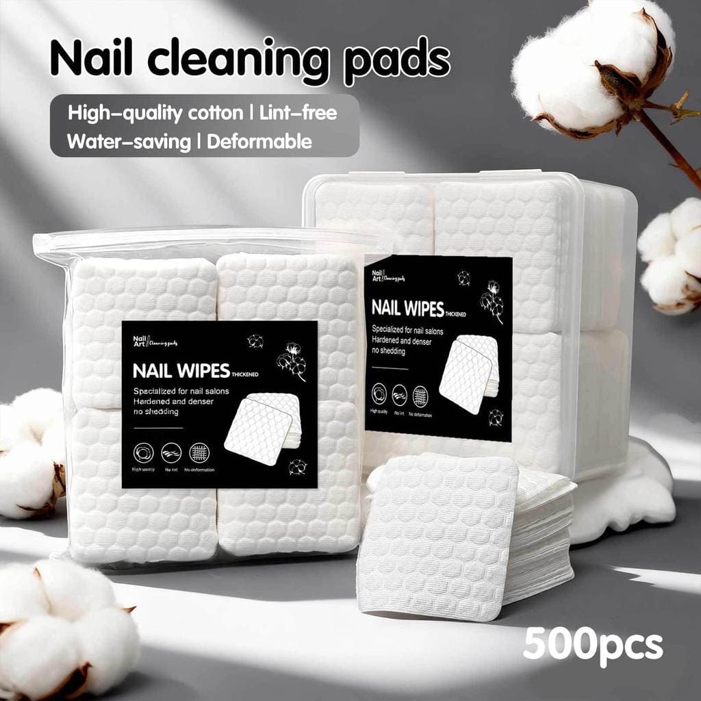 {No Lint}Nail cleaning cotton, nail wipes, specialized nail tools for removing nail polish and wiping off residual gel
