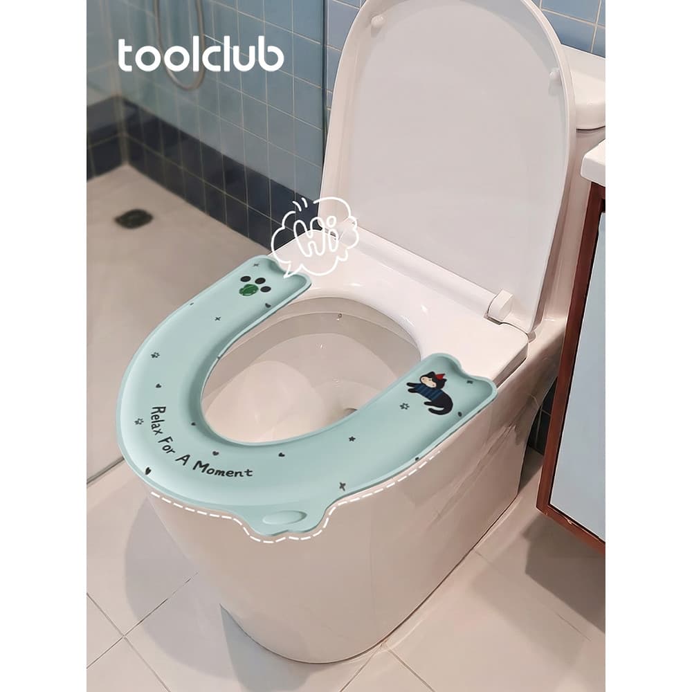 Almofada de vaso sanitário quatro estações Universal descartável à prova dwaterproof água casa verão aromaterapia almofa