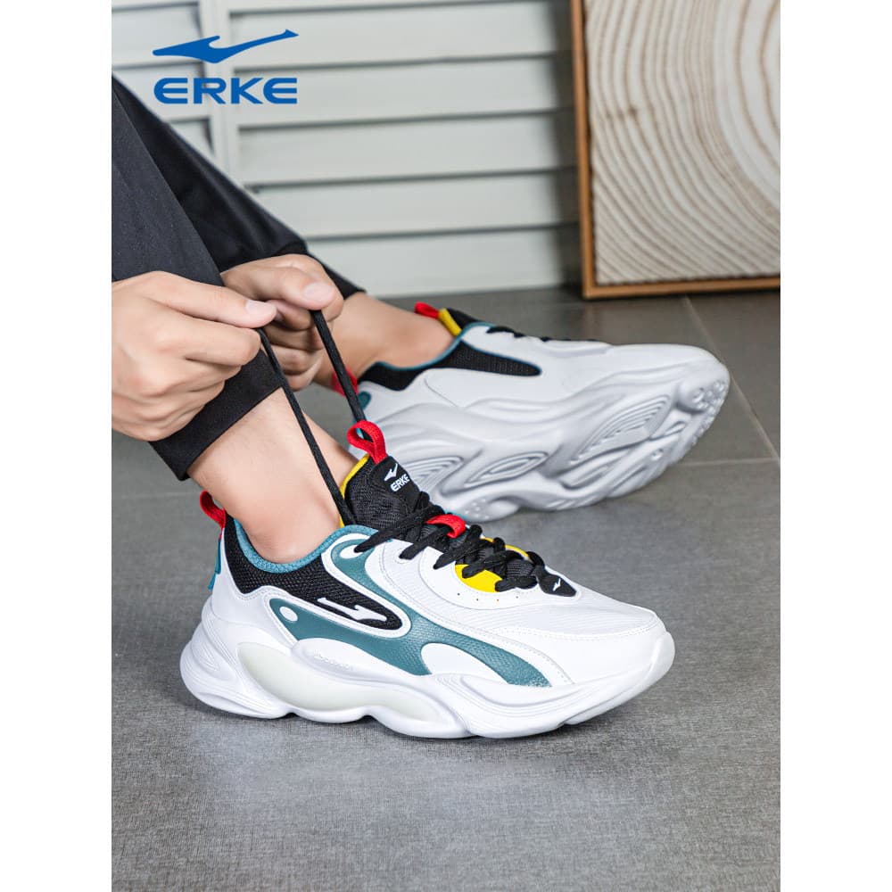 Hongxingerke papai sapatos masculinos estrela vermelha oficial loja principal All-Match sapatos casuais verão correndo s