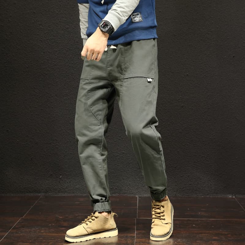 Primavera outono novo estilo Leggings calças masculinas Harem calças magras calças compridas finas versão coreana na mod