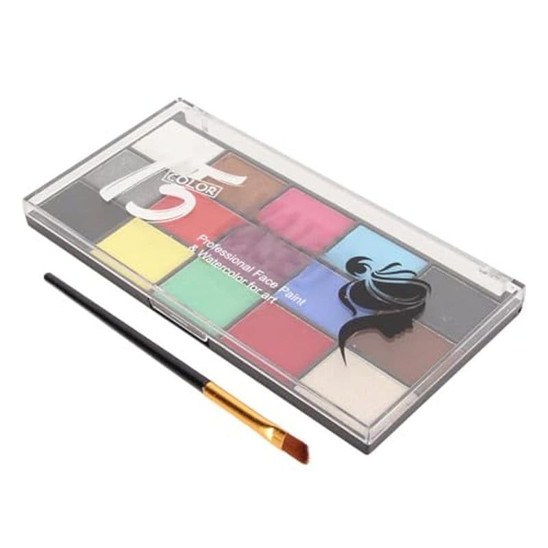 Kit De Pintura Facial Haofy Fórmula De Creme Solúvel Em Água Para Festas De Halloween , Convenções De Cosplay-Conjunto D