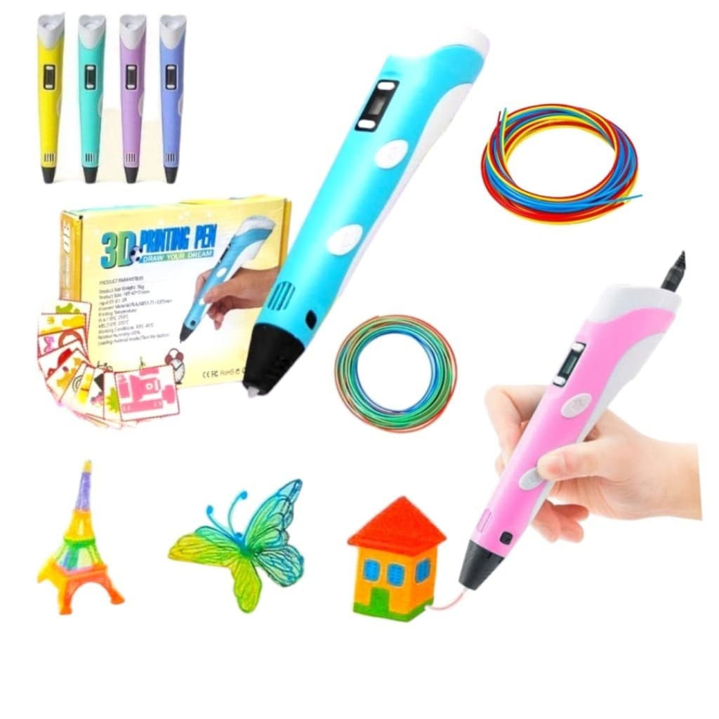 Caneta 3D Impressora Profissional + Refil Filamento Infantil