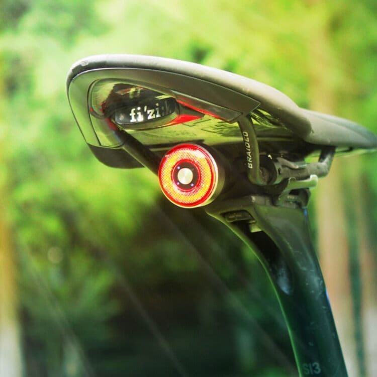 Luz De Bicicleta ANTUSI , Freio Traseira Recarregável USB Q5 Com sensor LED , Inteligente