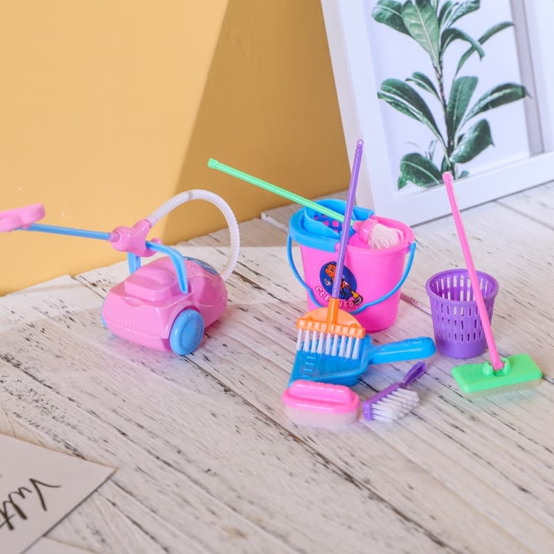9pcs Brinquedos Sanitários de Simulação/Brinquedos de Limpeza para Game9OSE