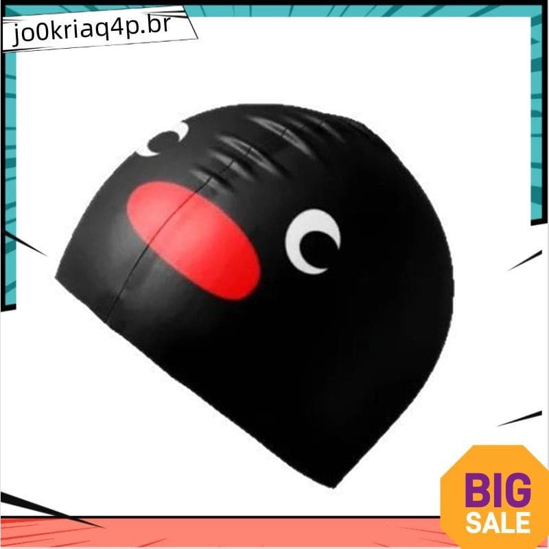 Touca de natação de látex elástica antiderrapante da marca Penguin, adequada para surf, crianças, meninas, meninos, mulh