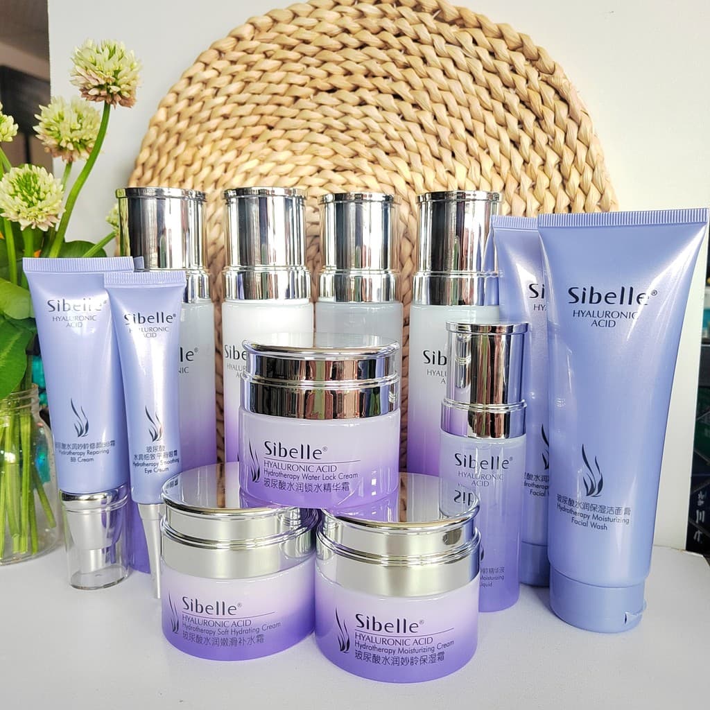 Conjunto de cosméticos de beleza Four Seasons Ácido hialurônico Miaoling Série de cuidados com a pele Hidratante Hidrata