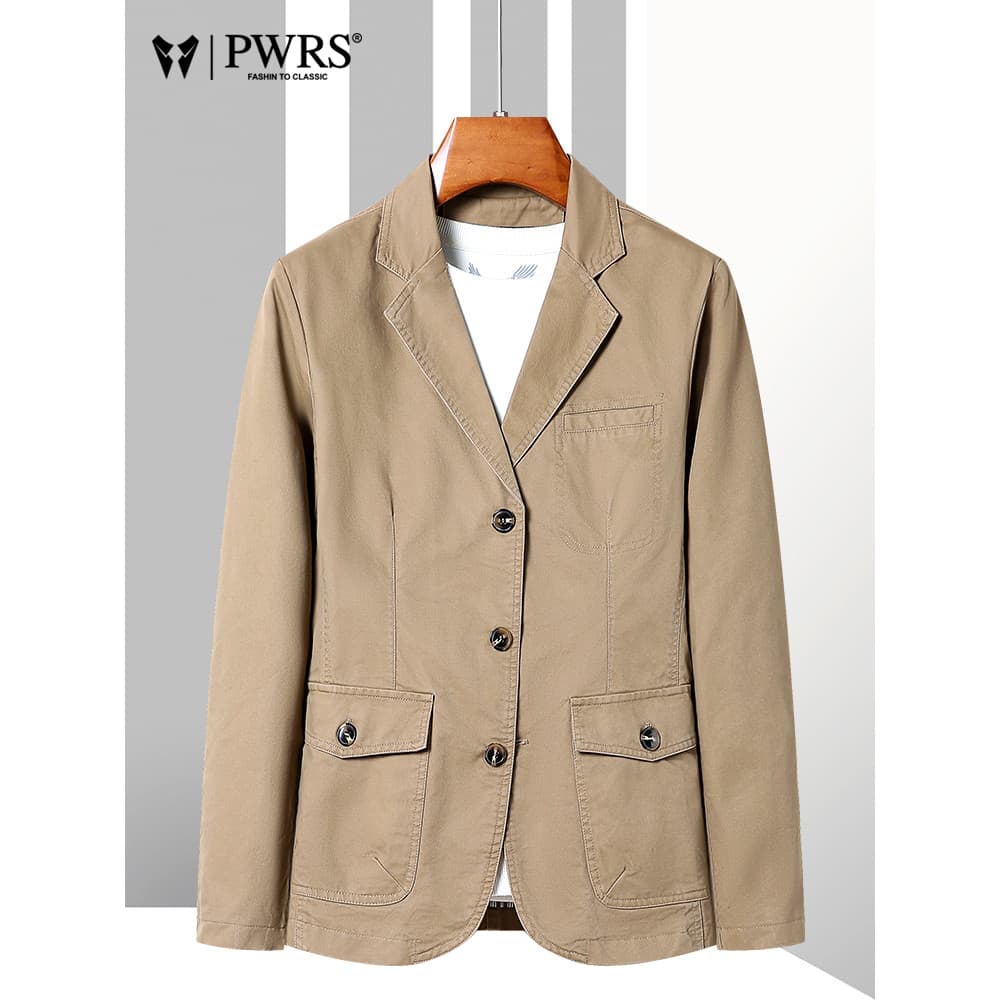Terno casual masculino primavera outono novo estilo puro algodão casual Plus Size terno de meia-idade idosos solto terno