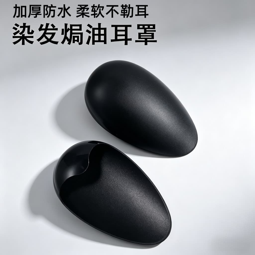 Silicone macio Earmuffs tingimento de cabelo Anti-orelha tingimento ferramenta útil óleo cozido Perm não-estrangulamento