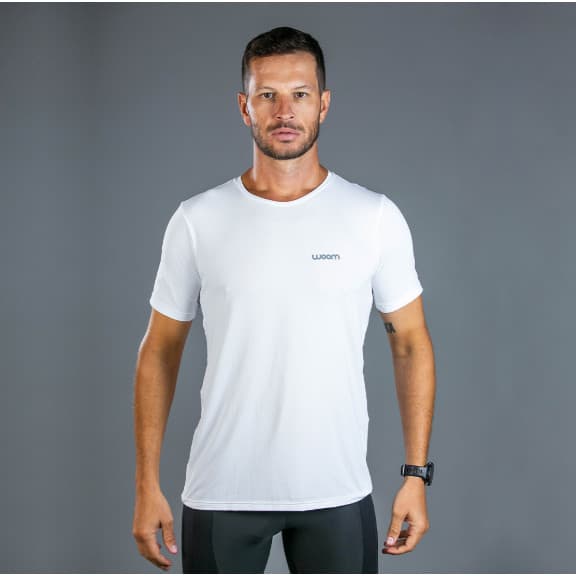 Camiseta Running Woom Light Run Branco