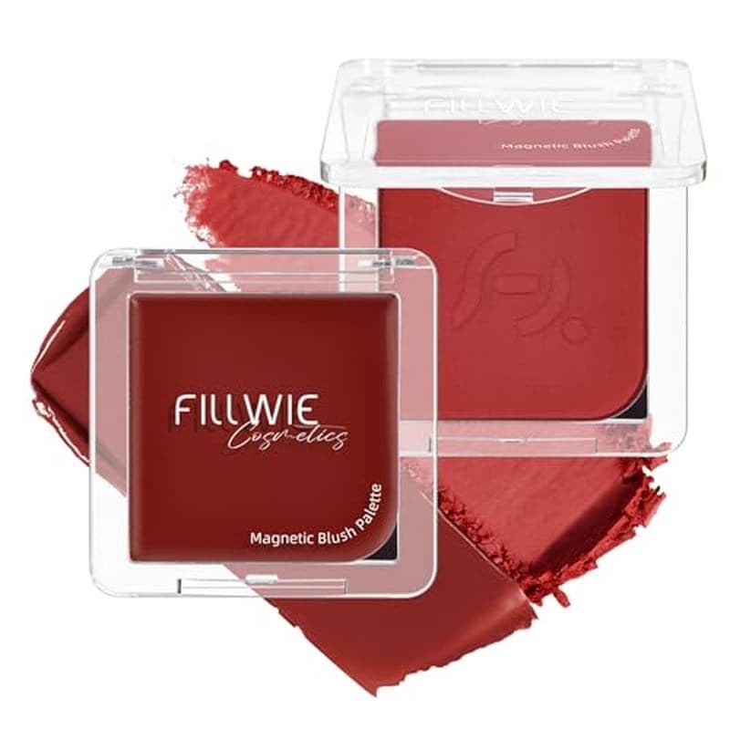 Creme & amp ; Powder Blush Duo – Cool Violet 2pack Para Pele Média Profunda , Cor De Bochecha Altamente Pigmentada Edifi