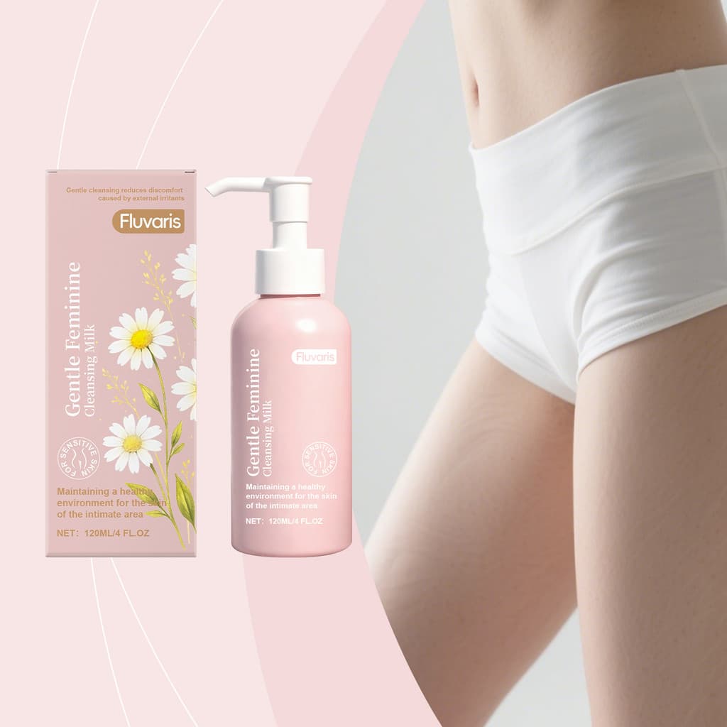 Fluvaris Ladies Body Cleanser Fórmula suave limpa a pele do corpo refrescante e confortável cuidados hidratantes