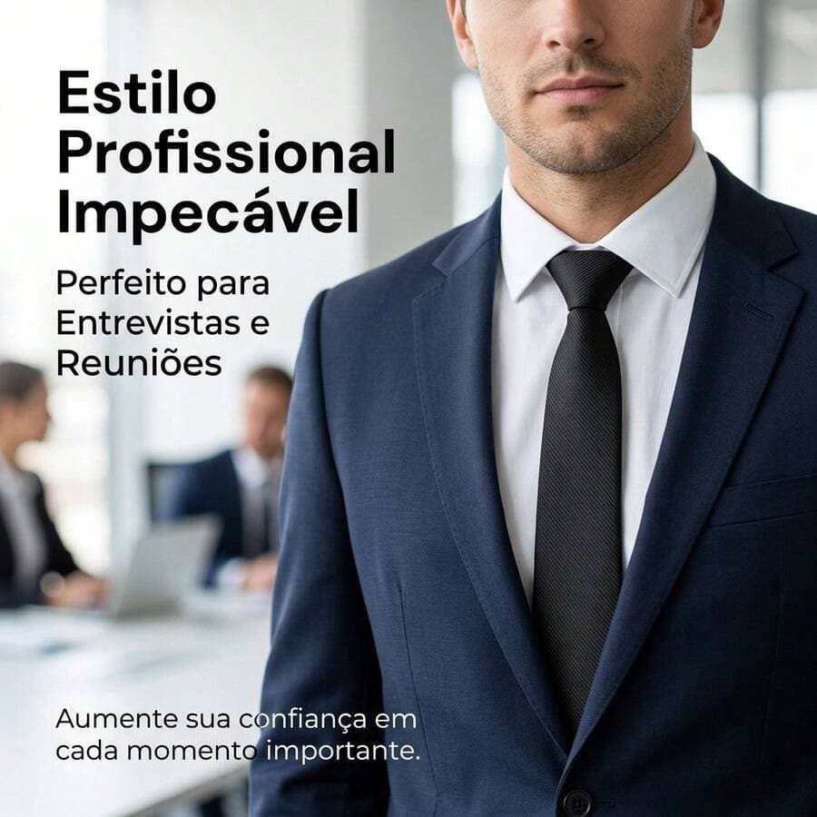 Gravatas de alta qualidade e cor sólida, adequadas para negócios, trabalho, estudos, entrevistas e ocasiões formais.