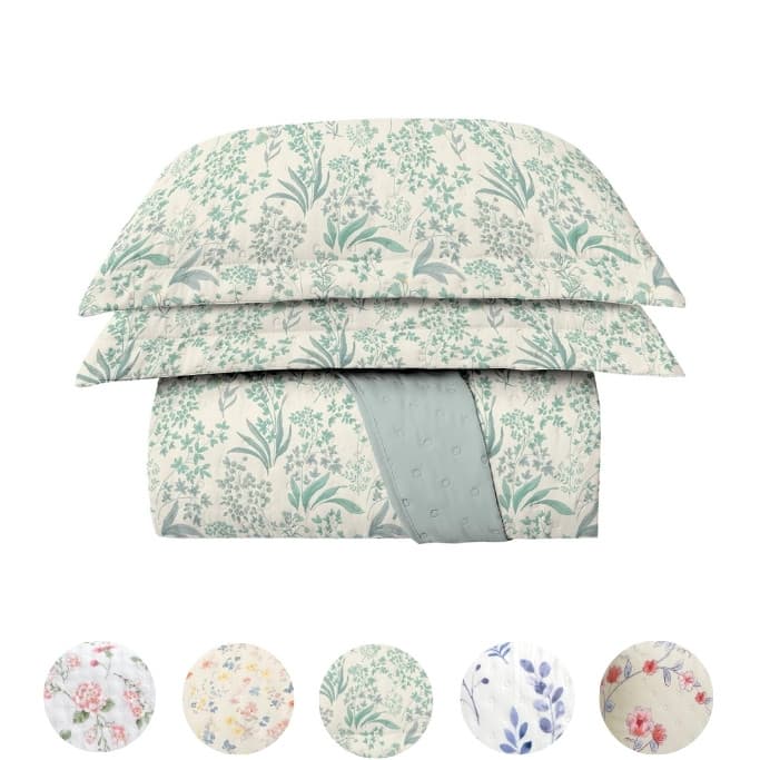 Kit Colcha Queen Toque de Seda Sonhare 260X240cm 3Pçs