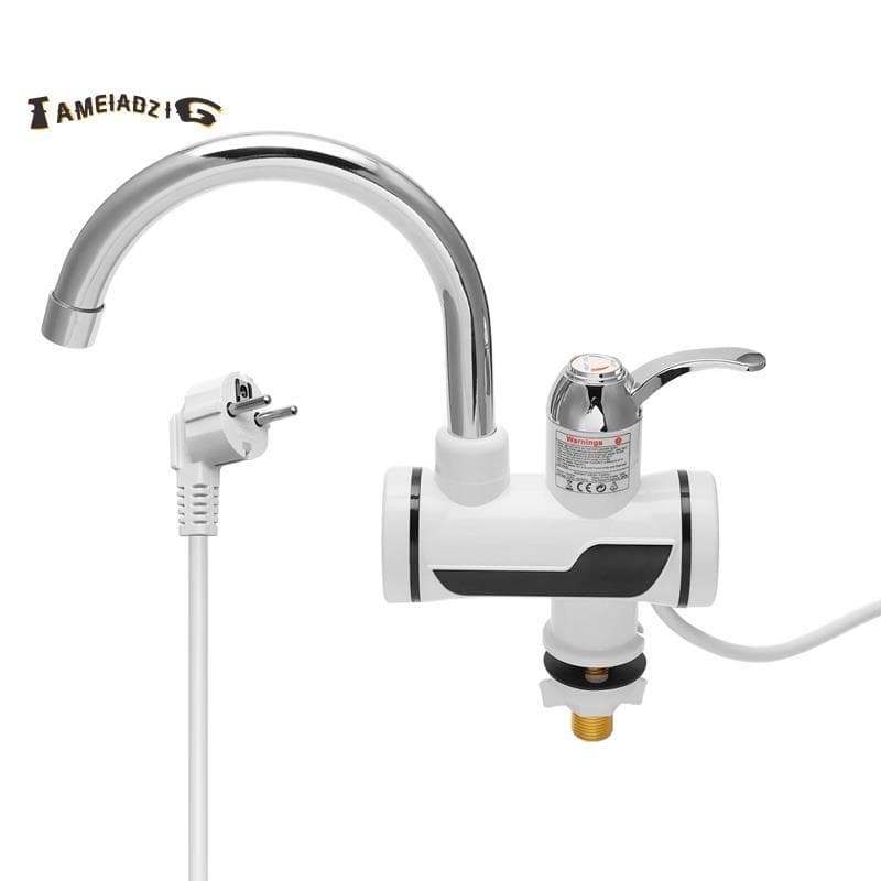 [Entrega Rápida T] 1 Peça De Cozinha Elétrica Torneira De Água Quente Aquecedor Aquecimento Frio Sem Tanque Plugue Ue