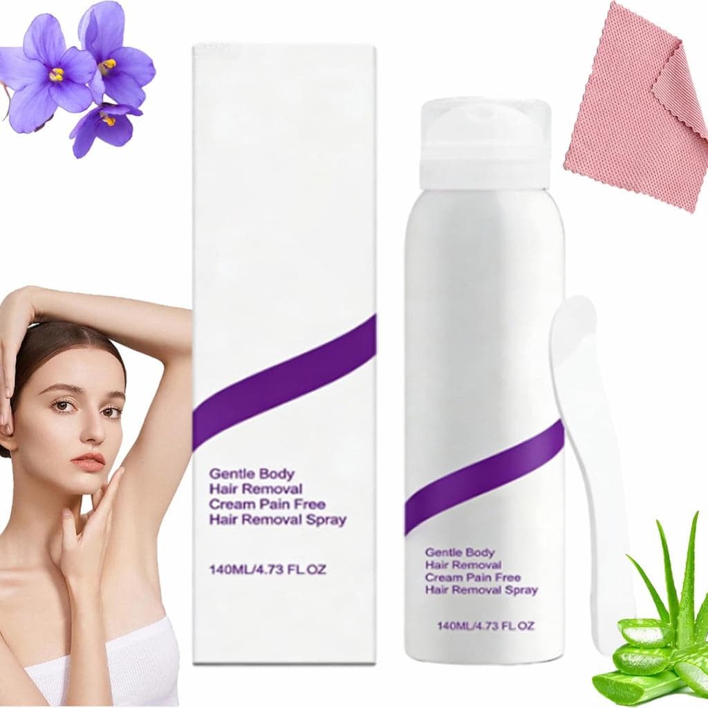 Cloud Sense Hair Removal Spray, ooth Hair Removal Spray, Gentle Body Hair Removal Kit, Hairs Removal Cream for Sensitive