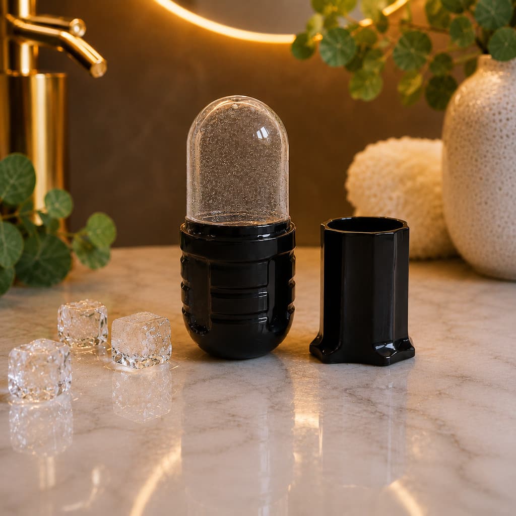 Rolo de Gelo Facial para Skincare | Massageador Facial Anti Inchaço, Refrescante para Pele, Beauty Care
