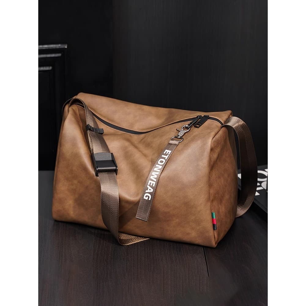 França Mlcanl Kons Street Wear moda masculina bolsa Retro ginásio bolsa de ombro versão coreana Casual saco do mensageir