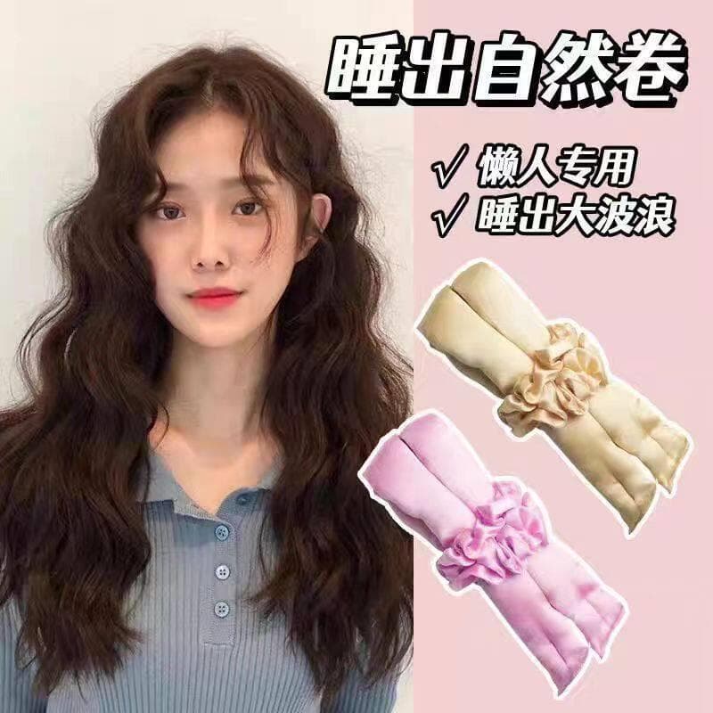 Preguiçoso Curling ferramenta útil dormir faixa de cabelo dispositivo livre de calor não machuca o cabelo Perm-livre fem