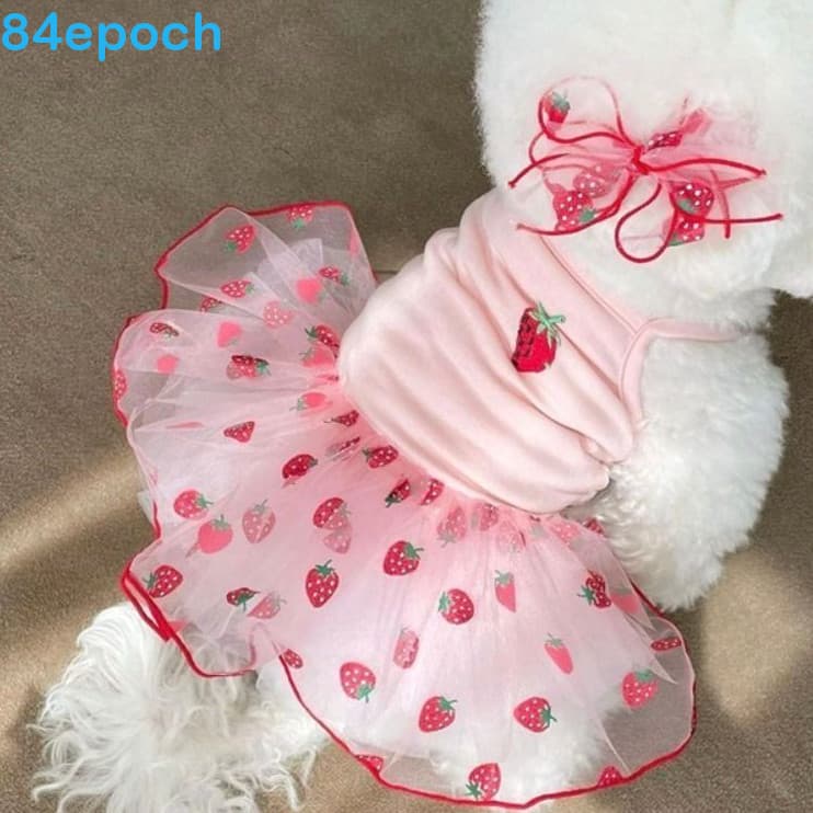 BREPOCH Roupas Para Animais De Estimação , Vestido De Princesa Sem Mangas , Vestidos Cães , XS-XL Com Estampa De Margari