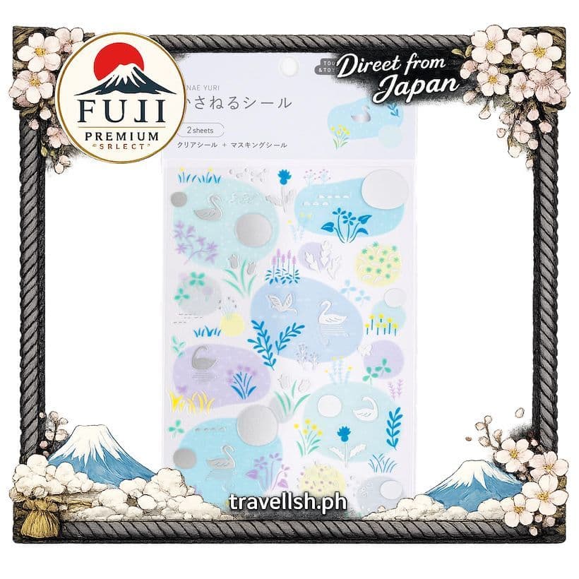 [Hobonichi] Adesivos Kasaneru Sanae Yuri para Planner Forest Lake 【Direto do Japão】