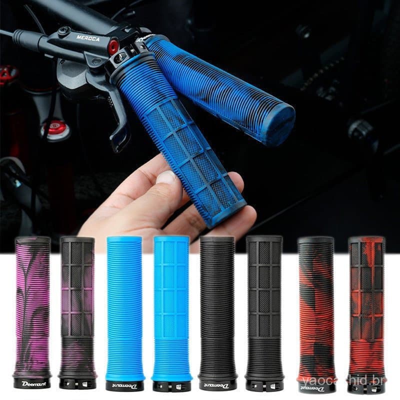 Apertos De Guiador À Prova De Choque Para Bicicleta , Antiderrapante , MTB , De Estrada , Ciclismo , Punhos De Extremida