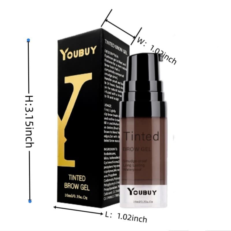 Pincel De Maquiagem Para Sobrancelha Em Gel Waproof De Longa Duração