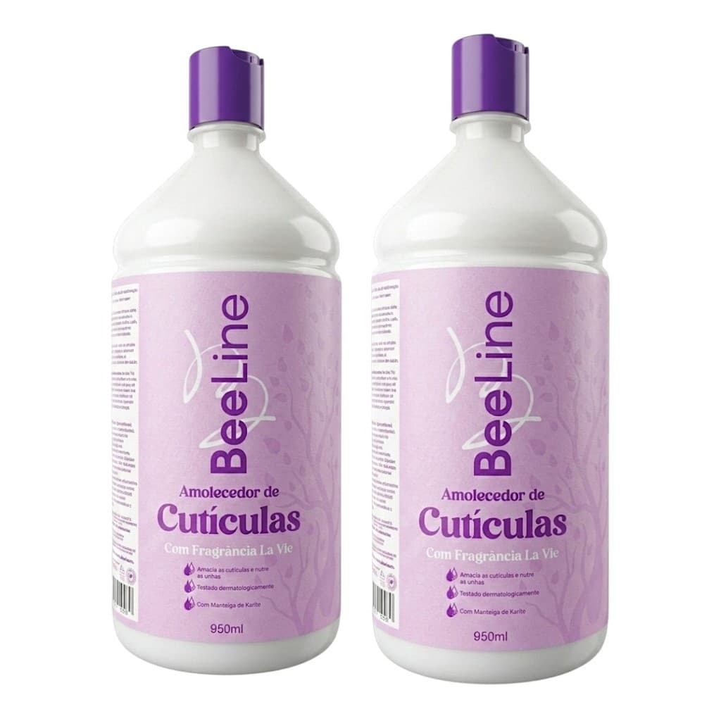 KIT amolecedor de Cutículas Fragrância La Vie 950ml Bee Line (2 unidades)