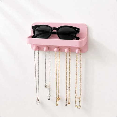 Display de joias Suporte Organizador De Parede Para Colar Pulseira E Aneis