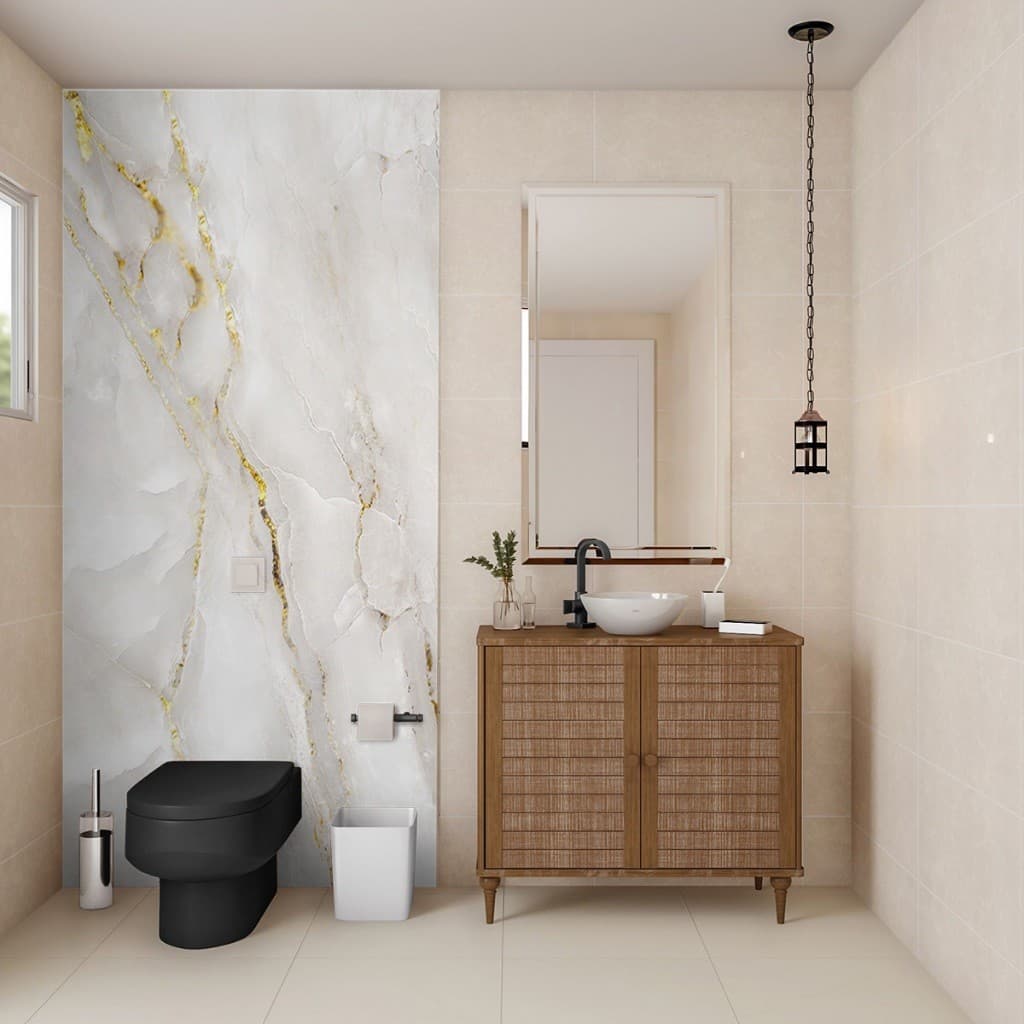 Papel Parede Vinílico Brilhante Lavável Decoração Moderna Premium