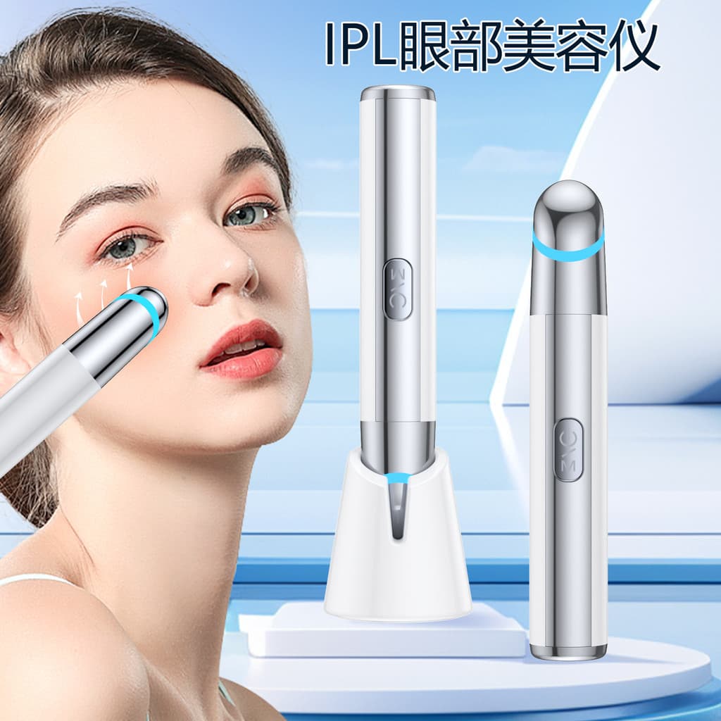 Instrumento elétrico de beleza para os olhos Aquecimento Caneta de massagem labial para os olhos Instrumento de importaç