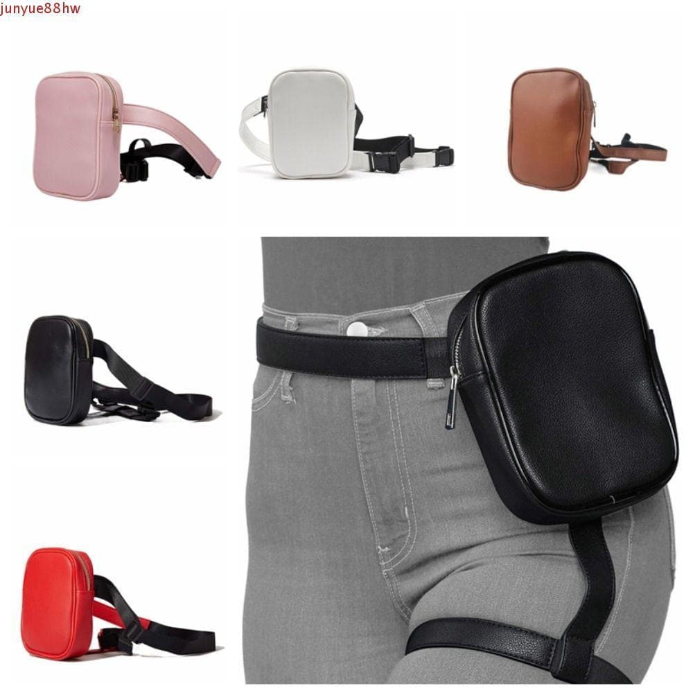 JUNYUE Motocicleta Feminina Cintura Perna , Couro Pu Armazenamento Cinto Bolsa De , INS Cross Fanny Pack