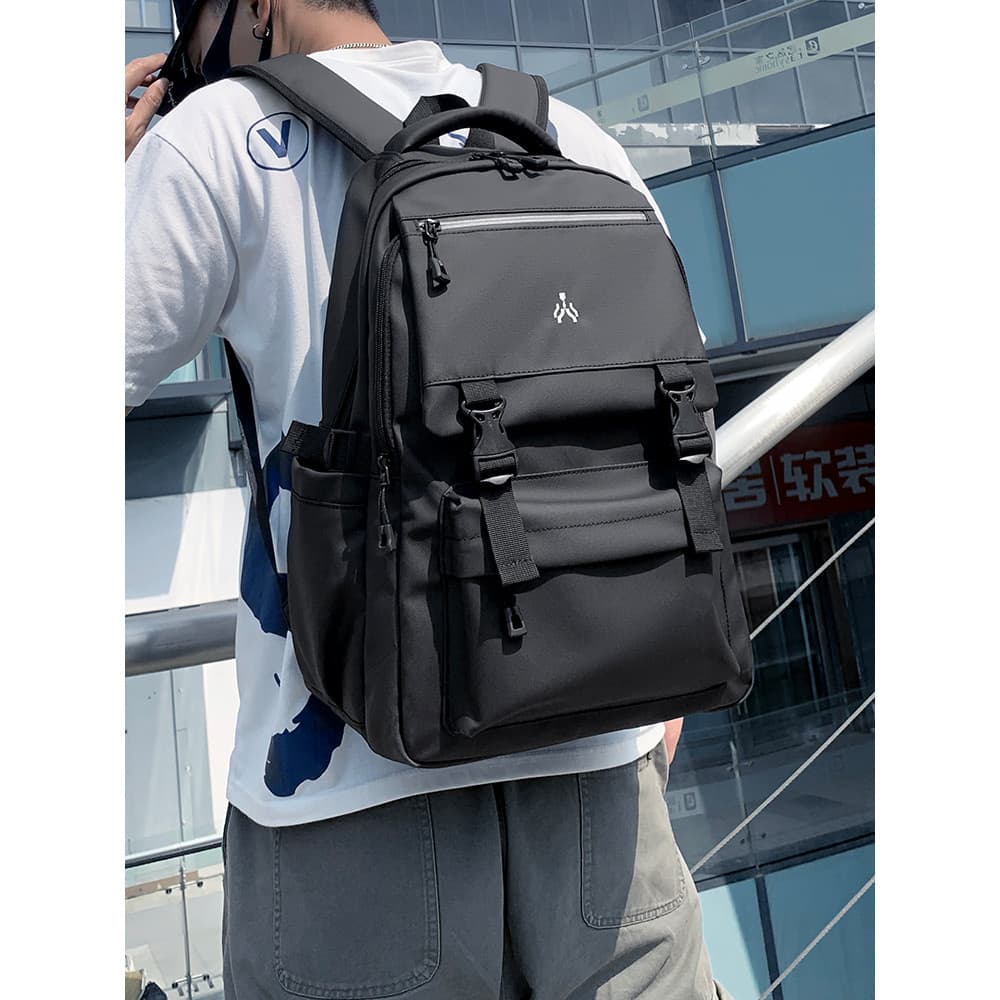 Mochila masculina 2026 novo estilo mochila de viagem de grande capacidade estudante universitário bolsa de computador Ca
