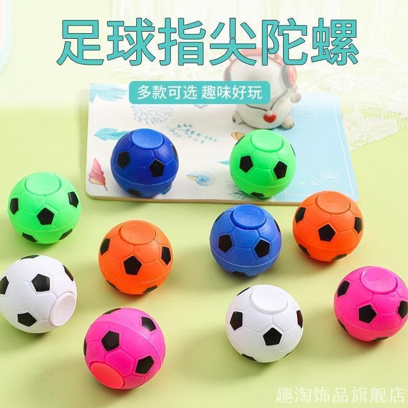 Dedo giratório futebol Fidget Spinner criativo descompressão pequenos presentes prêmios do estudante crianças ornamentos