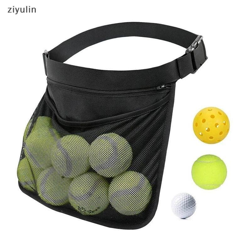 Bolsa de Esportes de Bola de Piquê de Tênis CVC Bolsa de Prática Única Bolsa de Armazenamento Portátil Cintura CV KOF9