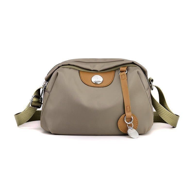 Ata novo estilo elegante All-Match feminino Commuter simples de um ombro Casual leve saco Diagonal