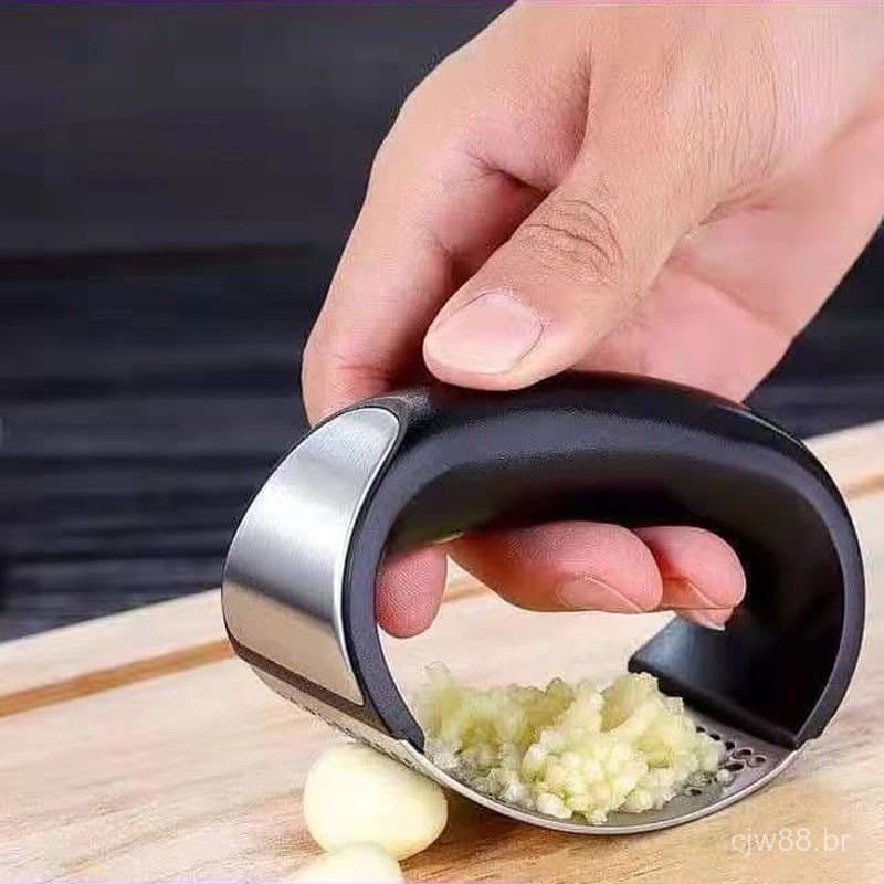 Multi-Função Manual Imprensa De Alho Curvo Moagem Slicer Chopper Aço Inoxidável Prensas Cozinhar Gadgets Ferramenta